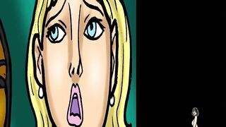 White MILF seduced by black couple oreo sandwhich