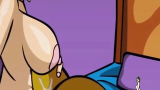 White MILF seduced by black couple oreo sandwhich