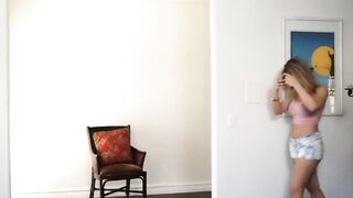 A Busty Blonde with a Beautiful sexy Lady.