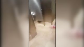 Girl sex at public toilet