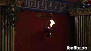 Busty Lesbian Madame And Big Tit Slaves In Orgy