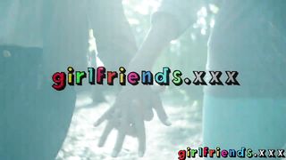 Girlfriends Brunette besties erotic audition