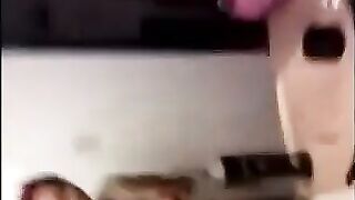 Butch fucks teen with strap-on