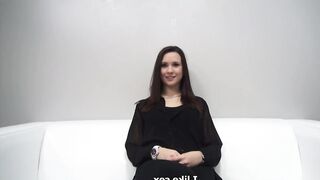 Amateur Monika Gets Banged At The Casting