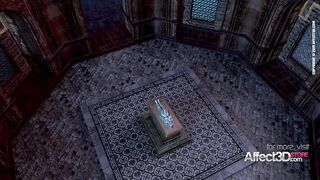 Big Boobs Babe Awakening The Futanari Demon In A 3D Animation