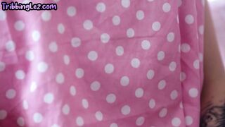 Lez bitches enjoy fingering wet cunts while licking