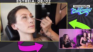 Ela chupou a bucetinha da amiga no estúdio