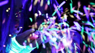 Abigail Mac and Ava Adams Blacklight Sex Party