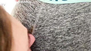 Humiliated Bitch Sniffs The Farts Of Two Mistresses - Farting Lesbian Domination