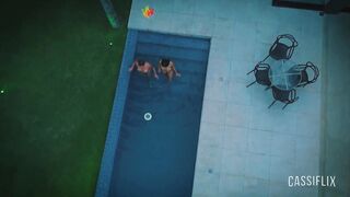 Pool party with my friend's boyfriend, who was dying to eat my ass. watch full on cassiflix