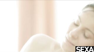 Cute lesbians can't get enough of licking each other's pussy