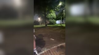 Two STRANGERS masturbate on THE STREET looking to get Caught, what nerves!!!!