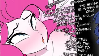 "Popping Candy And Ponko" MLP NSFW Comic Dub (Art By: Pshyzomancer Edited By: DrumstickPony)