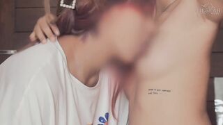 Lesbian my girlfriend licking puussy