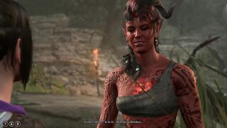 Baldur's Gate 3 Karlach and Shadowheart Sex Scene