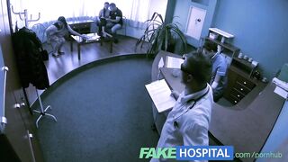 FakeHospital Patient wants advice on dildo stuck inside her pussy