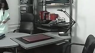 Fist fucking in the doctor's office