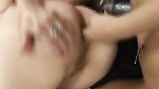 Granny taking an anal pounding by young girl - OSE