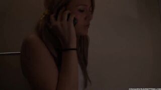 Horny Cougar Goes Wild On Cute Teen Tanya