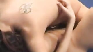 Sensual lesbian wrestling