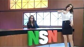 Heaher Vandeven Emily Addison Naked News