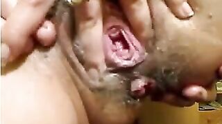 Russian teen lick cream mature pussy on webcam