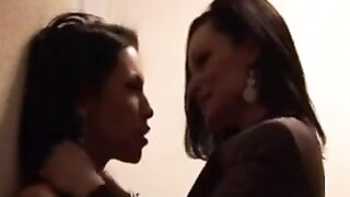 Beautiful Lesbian gives anal tongue fuck