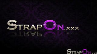 StrapOn Ava Dalush fucked by lesbians with strapon cocks