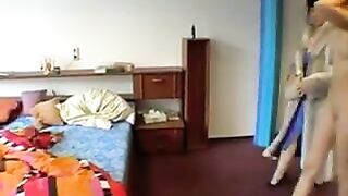 Young Teacher And Student Fully Clothed Gang Bang Couple 
