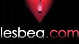 Lesbea Lovers share her hairy pussy 