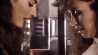 Keisha has lesbian sex in an airplane.
