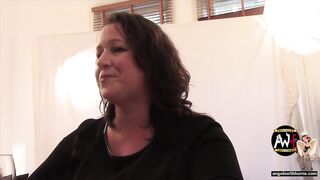 UK Bareback Casting Couch Slut Fisted, Squirts and gets DP