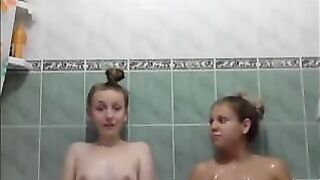 Kinky College Coeds Take A Bath