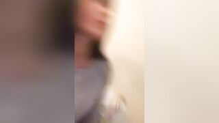 Girls kiss in webcam