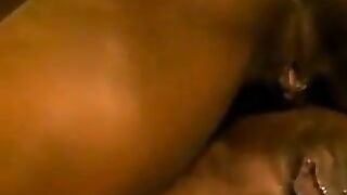 Wet Black Pussies Dripping Into Each Other