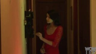 Julia Ann teaching her young lesbian friend