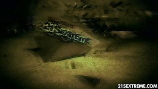 Tall sexy sister gets a fist inside her vagina