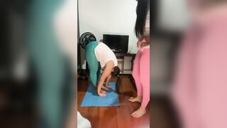 Lesbian yoga instructor wants to fuck her student