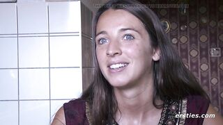 Ersties - Blue Eyed Tanja Fingers Her Wet and Hairy Pussy