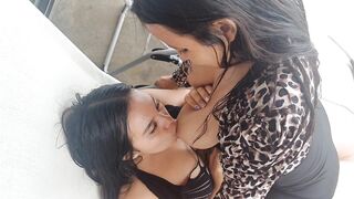 preparing a delicious lunch and then eating dessetr