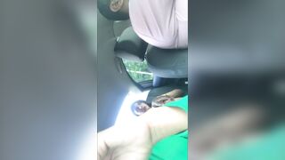 I record my two companions undressing and masturbating their pussies in the Uber