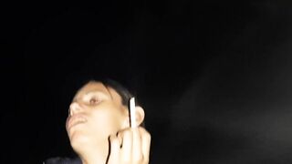 A real stranger girl paid for a cigarette with sex (With dirty talk) - Lesbian_illusion