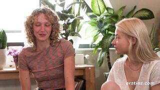 Ersties - Four Sexy Babes Try out the Sybian For the First Time