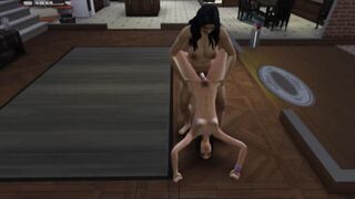 Strapon. Sex toy for hot lesbian girls in the student dorm - Game