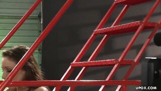 Sensual lesbian action between Celeste Star and Kayla Paige.