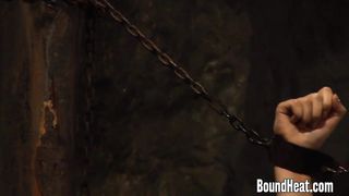 Young Naked Slave Suffers From Hard Whipping