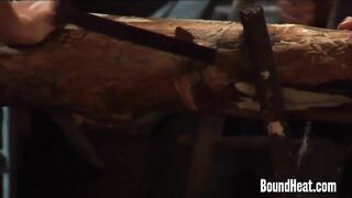 Young Slave Undressed And Inspected