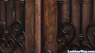 Lesbian babe facesitting during oral sex