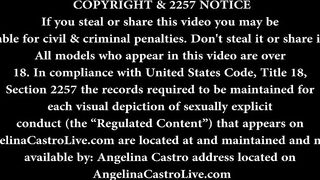 Angelina Castro and 2 Plumpers Play in Bed