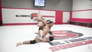 Tag-Team Erotic Lesbian Wrestling